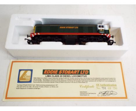 Lima 00 gauge Eddie Stobart diesel locomotive class 20, limited edition No. 731 of 750, boxed