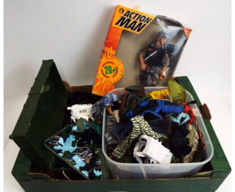 Large selection of Action man accessories, uniforms, guns and equipment 