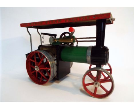 Mamod steam traction engine with original box 
