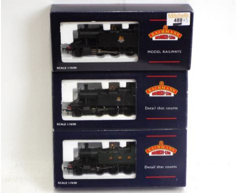Three Bachmann 00 gauge tank locomotives 