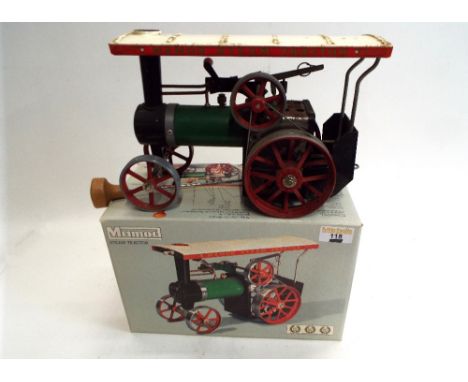 Boxed Mamod steam tractor 