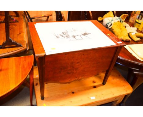 A 19th Century mahogany commode 