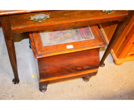 A Victorian mahogany commode 