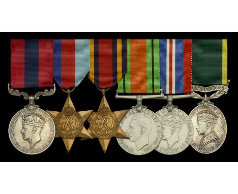 A good Second War ‘immediate’ Burma D.C.M. group of six awarded to Corporal H. Clout, 1st Battalion, Lincolnshire Regiment, f