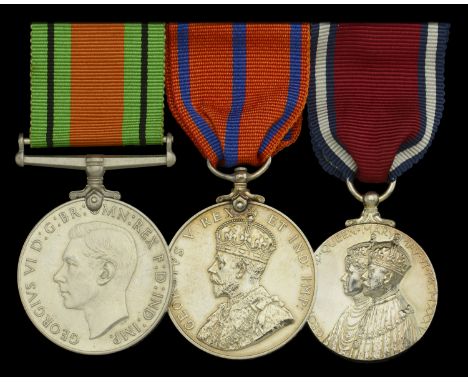 Three: Police Constable W. J. Friskney, Metropolitan Police, later War Reserve Constable, Devon Constabulary  Defence Medal; 