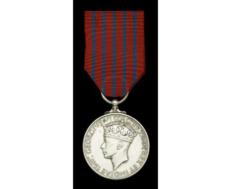A fine Second War ‘Birmingham Blitz’ George Medal awarded to Volunteer A. W. Bailey, Birmingham Home Guard, for gallantry dur