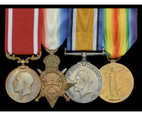 An important pre-War Sea Gallantry Medal group of four awarded to Able Seaman G. W. Garlinge, Royal Navy, for the rescue of t