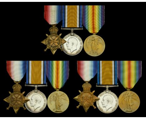 Three: Private H. Tomlin, 1st Battalion, East Kent Regiment, who was killed in action on the Somme, 15 September 1916 1914-15