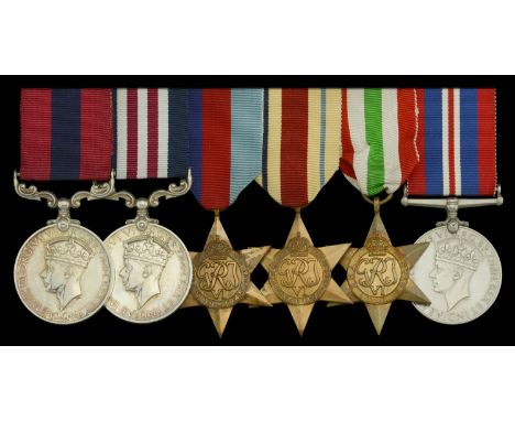 A particularly fine and scarce Second War ‘immediate’ Second Battle of El Alamein D.C.M., ‘Western Desert’ M.M. group of six 