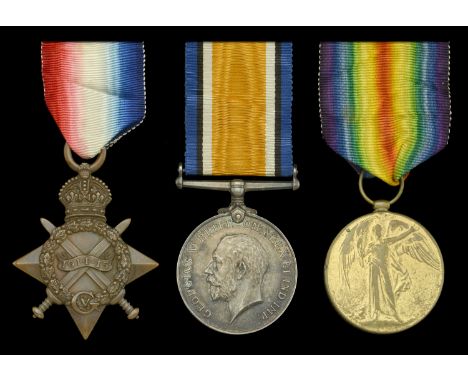 Three: Private A. Dunford, Royal Irish Fusiliers, who died of wounds at Gallipoli on 16 August 1915, aged 18 years  1914-15 S
