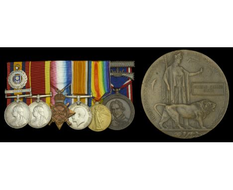 Five: Able Seaman H. G. Smith, Royal Navy, a recipient of the rare Prize Firing Blue Jacket Medal, who was killed in the auxi