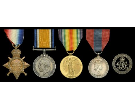 Four: Corporal A. Lintott, Hampshire Regiment, who was wounded in action at Gallipoli on 21 August 1915  1914-15 Star (10484 