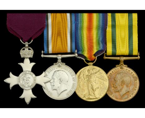 An Inter-War ‘Civil Division’ M.B.E. group of four awarded to Captain C. W. Mayer, 7th (Cyclist) Battalion, Devonshire Regime