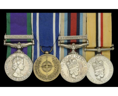 Four: Private K. J. Watson, Parachute Regiment  General Service 1962-2007, 1 clasp, Northern Ireland (25101442 Pte K J Watson