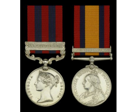 The important campaign pair awarded to Captain R. J. Vernon, King’s Royal Rifle Corps and Protectorate Regiment, who was kill