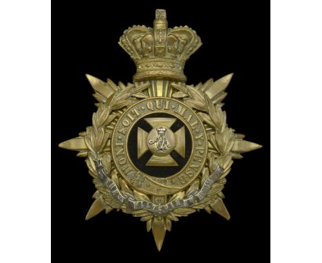 Duke of Edinburgh’s (Wiltshire Regiment) Officer’s Helmet Plate. A good Victorian example, 1881-1901 pattern with a Victorian