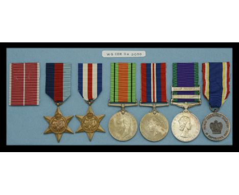 Six: Wing Commander G. H. Dodd [O.B.E.], Royal Air Force  1939-45 Star; France and Germany Star; Defence and War Medals 1939-