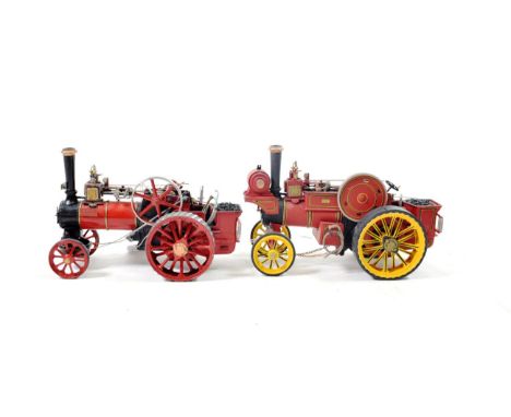 Wills Finecast Constructed White Metal Kit Traction Engines, (i) Showmans engine Trimmers Amusements (ii) Traction engine (bo
