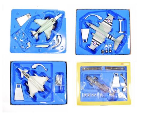 Corgi Aviation Archive 1:72 Scale Models AA36402 Eurofighter Typhoon, AA33202 McDonnell F4J Phantom, AA33401 Westland Sea Kin