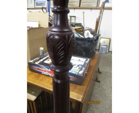 MAHOGANY STANDARD LAMP
