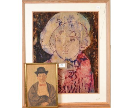 MICHAEL SHERBROOK (?)
Ben Field in 'The Willow Tree'
Watercolour
Signed and dated November 1917
Inscribed 'painted in the dre