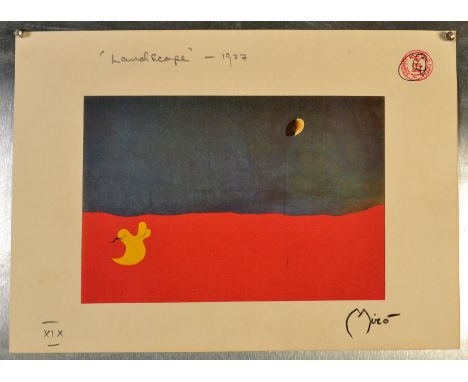 JOAN MIRO
Landscape
Print
20 x 13 cm