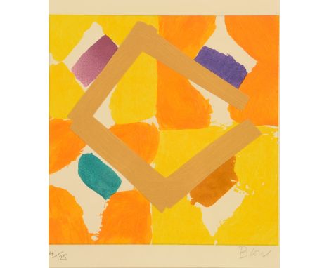 SANDRA BLOW
Allegro
Screenprint, 2005
Signed and numbered 41 out of an edition of 125
24.5 x 21cm
(See illustration)
Sold tog