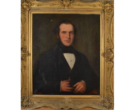 W.J. CHAPMAN
Portrait of a Gentleman
Oil on canvas
Signed to the back
75 x 62cm
Together with another large portrait by A. Ch