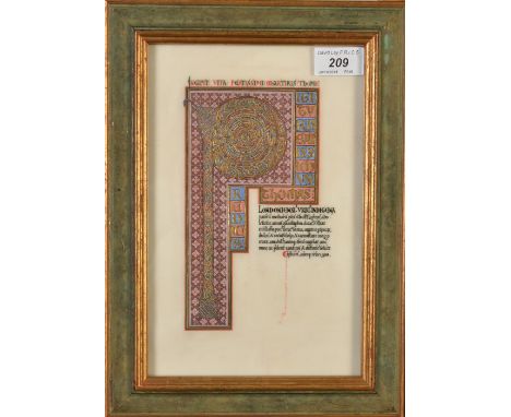 NEIL BROMLEY
Illuminated Manuscript
Label to the back
25 x 16cm
