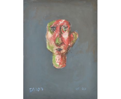 JULIAN DYSON
Portrait
Oil on board
Signed and dated '05 '03
61 x 45.5cm