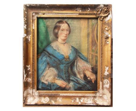 John Taylor (19th century), Portrait of Mrs Plumer of London, pastel, signed, dated 1858 and inscribed with title to verso 74