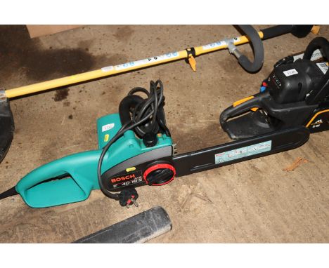 A Bosch 40-18S electric chainsaw