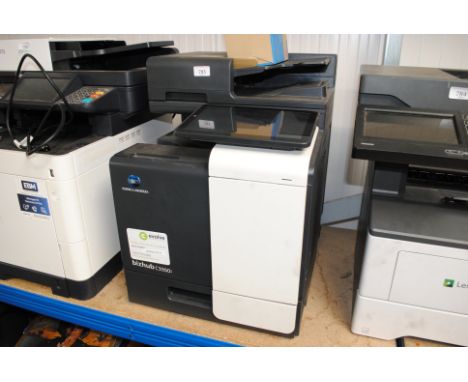 A Konica Minolta C3350i printer lacking power cable