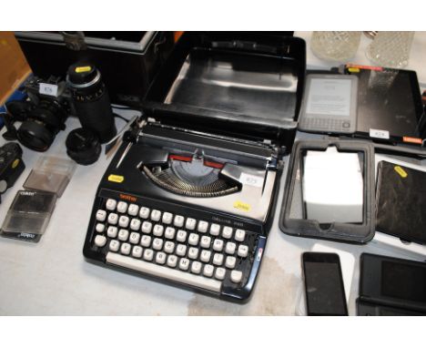 A Brother Deluxe 220 typewriter 