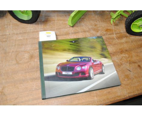 Bentley The New Continental GT Speed and Gt Speed Convertible book