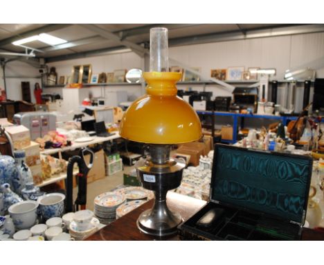An oil lamp shade AF