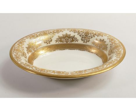 De Lamerie Fine Bone China Cream On White Oval Open Veg Bowl , specially made high end quality item, diameter 26.5cm 