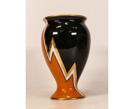 Carltonware Bizarre Patterned Vase, height 15cm(a/f) 