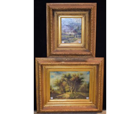 Pictures and Prints - Checking For Trout, oleograph, 57cm x 67cm overall; another (2)