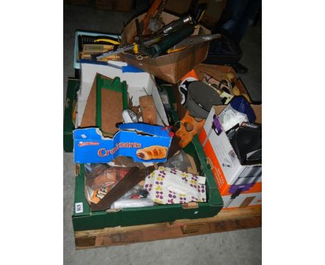 Pallet contents including tools etc.,