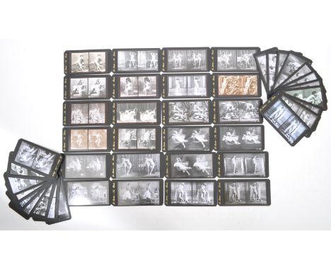 Le Stereo - Nu Paris. A collection of copied French Bell &Eacute;poque era erotic nude stereoscope lithograph stereo views ca