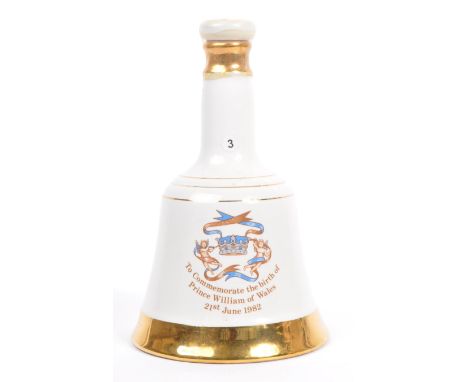 1982 Bell's Scotch Whisky in a Wade Commemorative Porcelain Decanter Commemorating The Birth of Prince William of Wales, 50cl