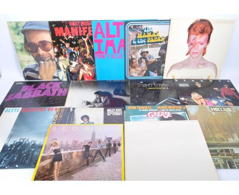 A large collection of vintage 20th century LP long play vinyl records. The collection spanning multiple genres including clas