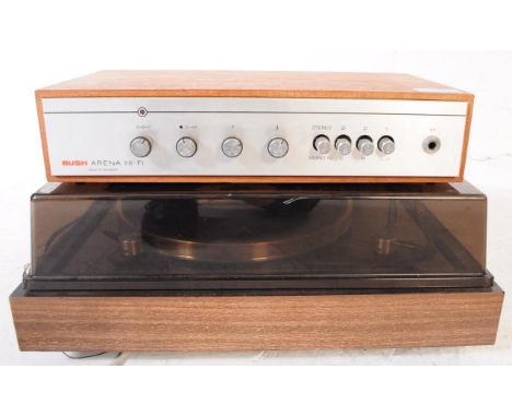 A collection of late 20th century circa 1970s Hi-Fi HI FI stereo equipment. The collection to include a Bush Arena A220 Hi-Fi