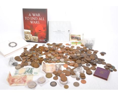 A collection of late 19th&nbsp;century and later United Kingdom British uncirculated coin currency. To include examples, A wa