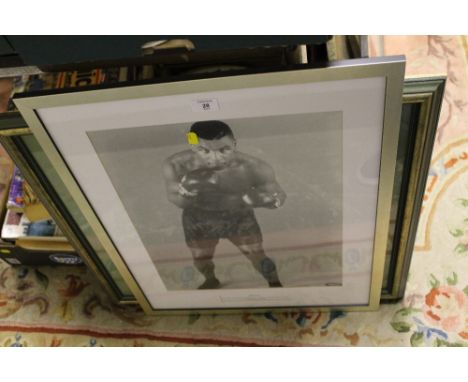 A MIKE TYSON PRINTS & A RED RUM LIMITED EDITION PRINT (2)