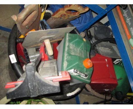 THREE TUBS OF TOOLS ETC.