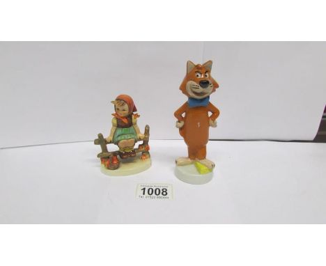 A Wade Mr Jinks figurine and a Hummel 'Just Resting' figurine