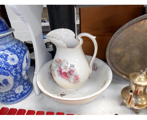 Victorian jug and basin