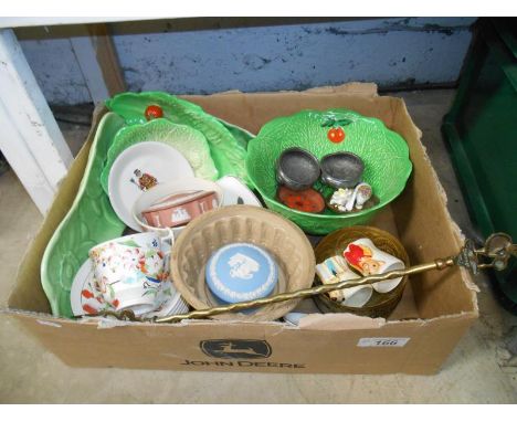 Quantity of Carltonware, Wedgwood, brassware etc.